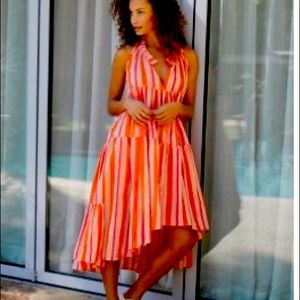 Ro’s Garden Sasha Tiered MIDI Dress Anthropologie